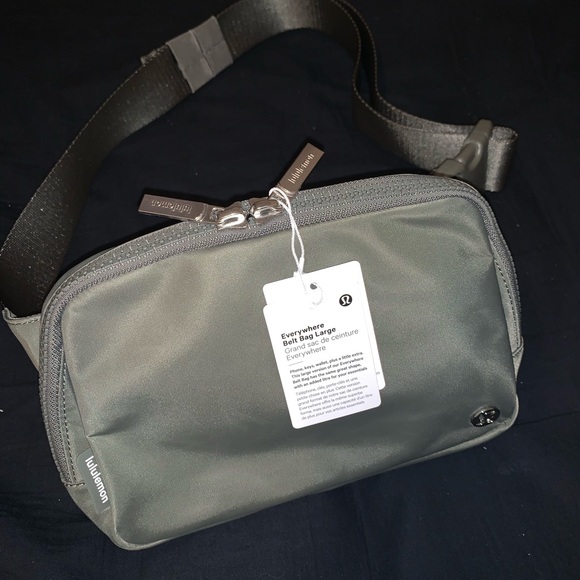 lululemon athletica Handbags - Lululemon Large Everywhere Belt Bag, Gray Sage